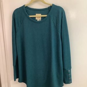 Waffle knit - L - top